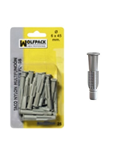 Taco Multiaccion MU 8x50 mm. (20 Piezas)
