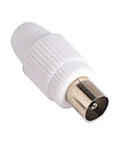 Conector TV Macho Recto 9,5 mm.