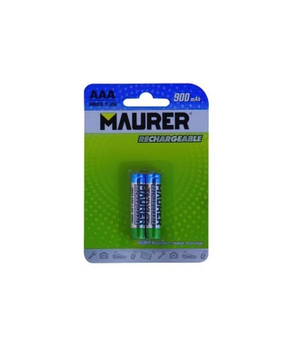 Pila Maurer Recargable HR-3 / AAA (Blister 2 Piezas)