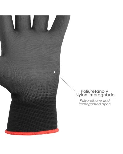 Guantes Poliuretano / Nylon Impregnado 9" (Par)