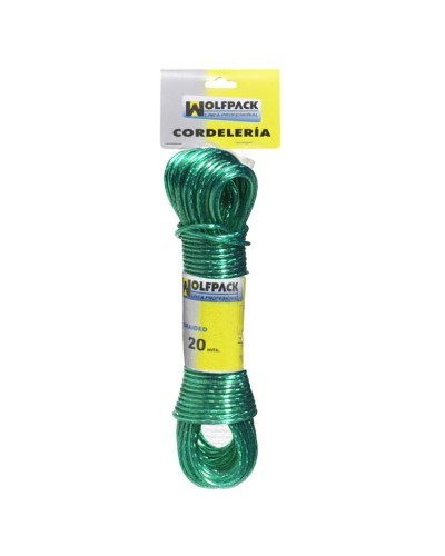 Cuerda Plastificada Cable Acero Ø 3,5 mm. (Madeja 15 m.)