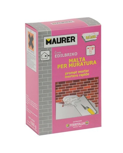 Edil Mortero Rápido Maurer (Caja 5 kg.)