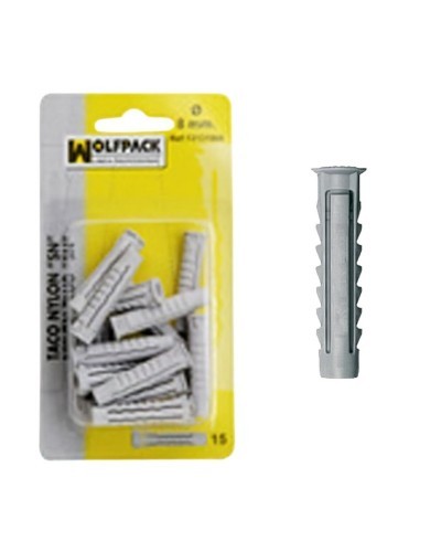 Taco Nylon SN   6 mm. (30 Piezas)