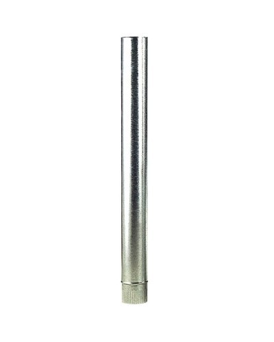 Wolfpack Tubo Estufa Acero Galvanizado Ø 130 mm, Ideal Estufas de Leña, Chimenea, Alta resistencia, Conducto Humos