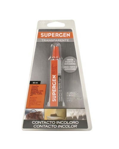 Pegamento Supergen Incoloro  20 ml.