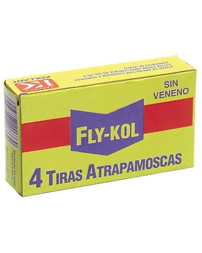 Atrapamoscas Fly-kol (Estuche 4 Tiras)