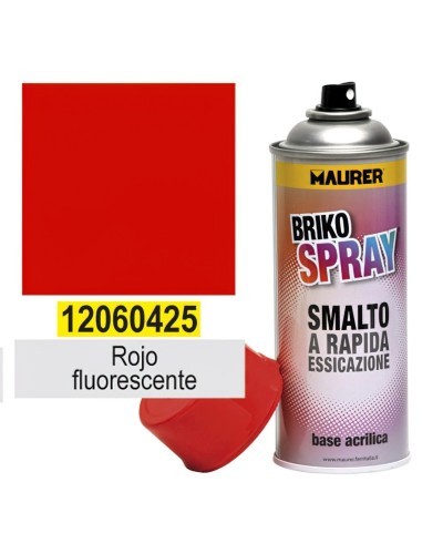 Spray Pintura Rojo Fluorescente 400 ml.