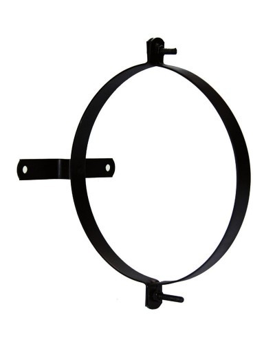 Abrazadera Para Tubo Estufa Vitrificada Con Soporte 110 mm. (2 Piezas)