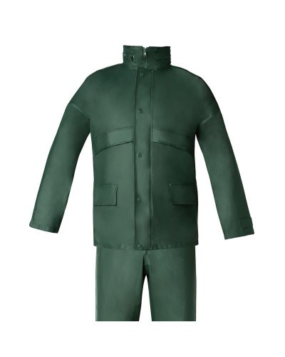 Traje de Agua Impermeable Verde Poliuretano Talla 7-L