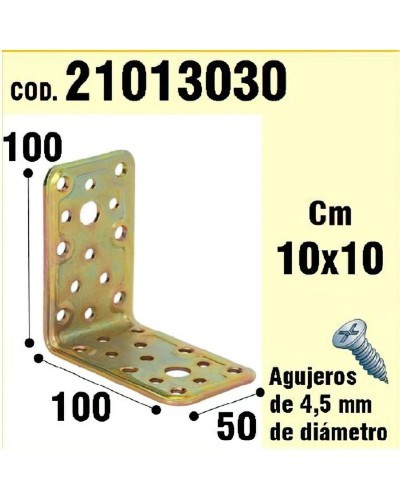 Soporte Para Madera Ángulo 50x 100x 100 mm.