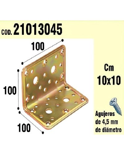 Soporte Para Madera Ángulo 100 x 100 x 100 mm.