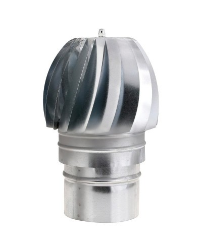Wolfpack Sombrero Extractor Galvanizado para Estufa, Chimenea, Extracción de Humos, Para tubo Ø 150 mm.