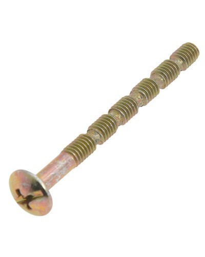 Tornillo Multicorte Para Tiradores M4x45 mm. (Caja 100 unidades). Bicromatado Cortable a 20 / 25 / 30 / 35 / 40 mm.