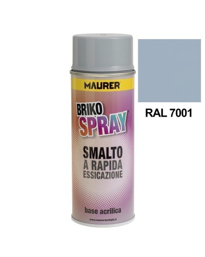 Spray Pintura Gris Plata 400 ml.